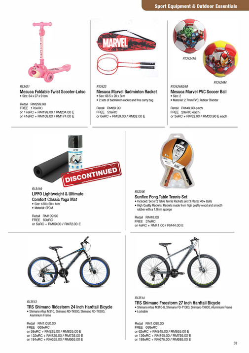 Shamino Racket Cosway Malaysia - The Great Redemption 2024 - 2025 - Page 32-33