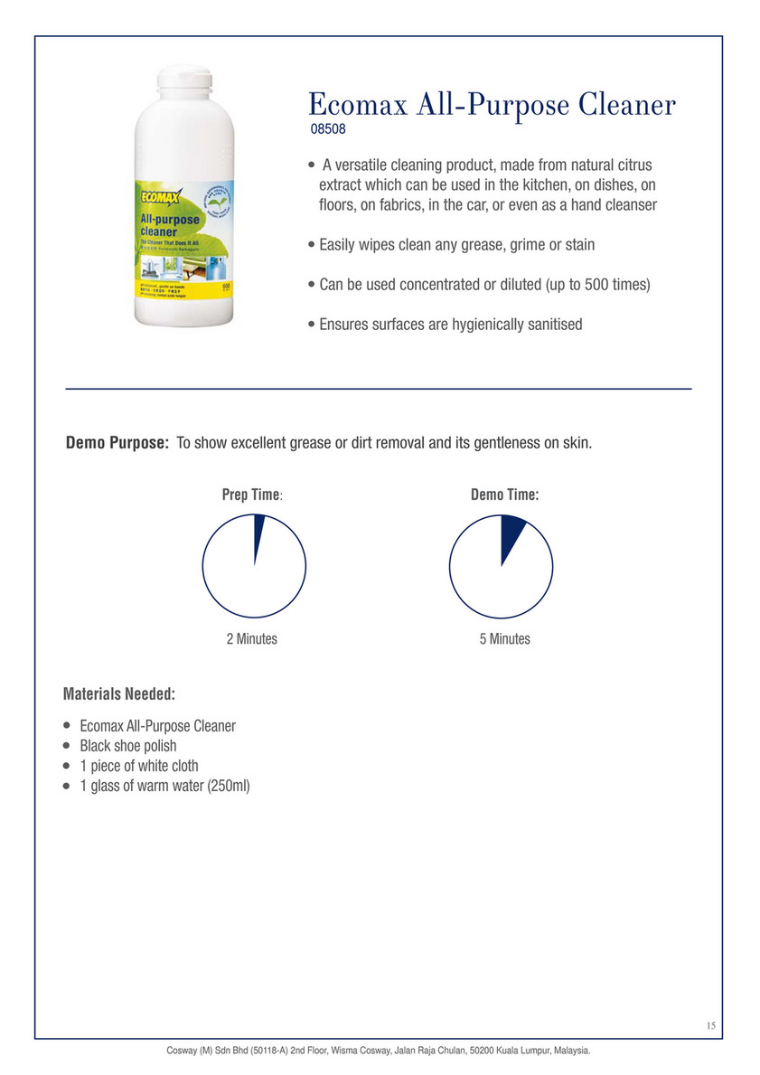 Cosway Malaysia - The COSWAY Living Proof Experience u2013 Product 