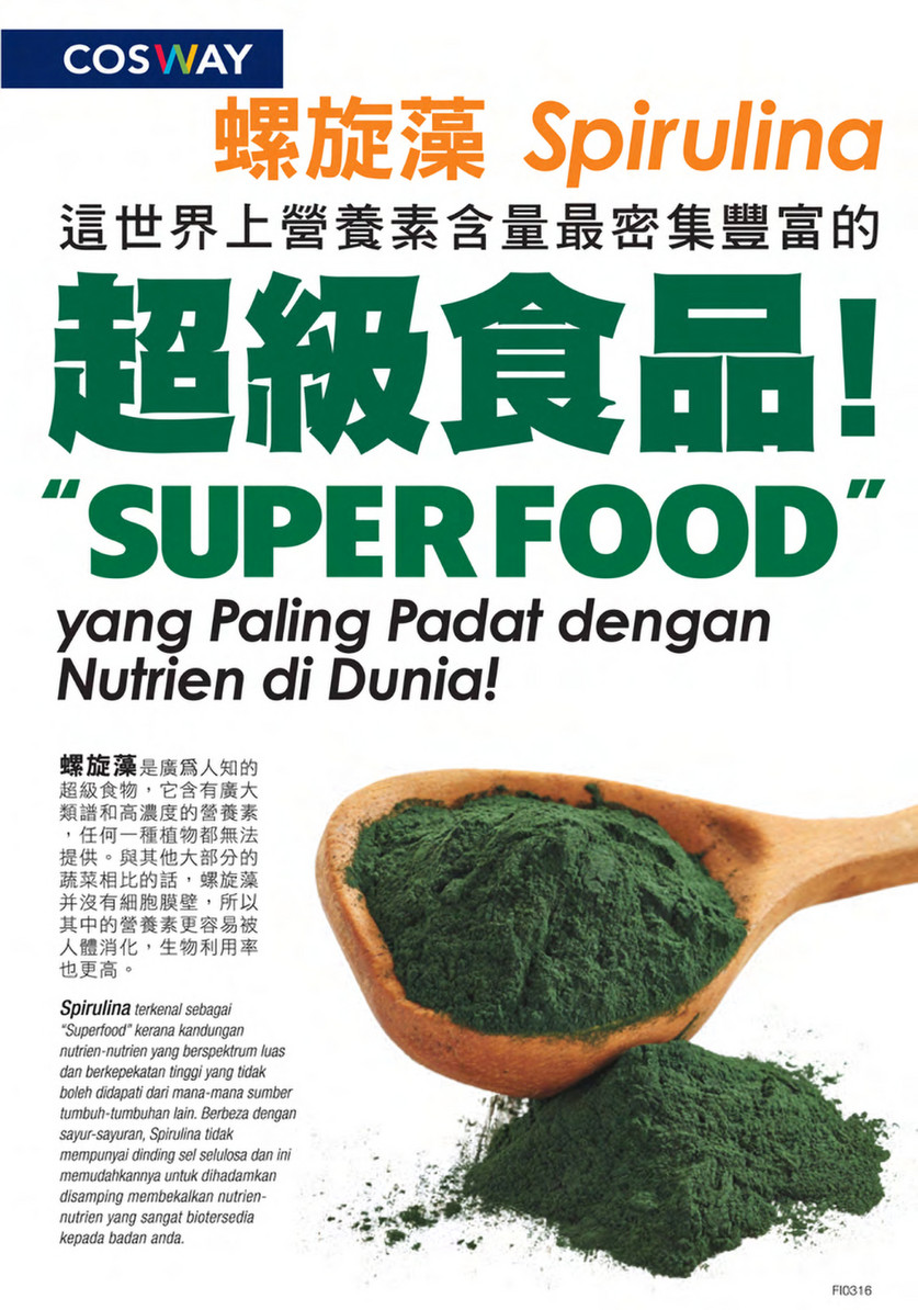 Cosway Malaysia Spirulina Page 8 Created With Publitascom