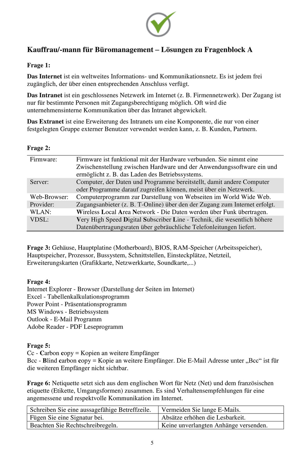 My Publications Kauffrau Kaufmann Fur Buromanagement Page 4 5 Created With Publitas Com