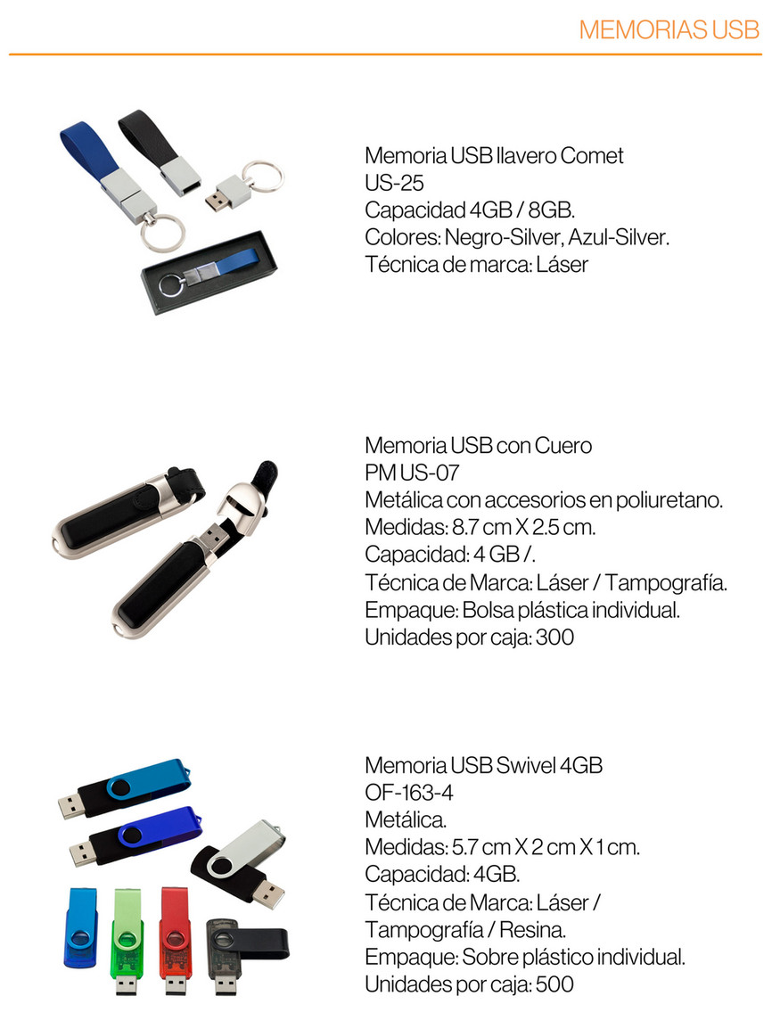 Memoria USB Swivel 8GB OF-163