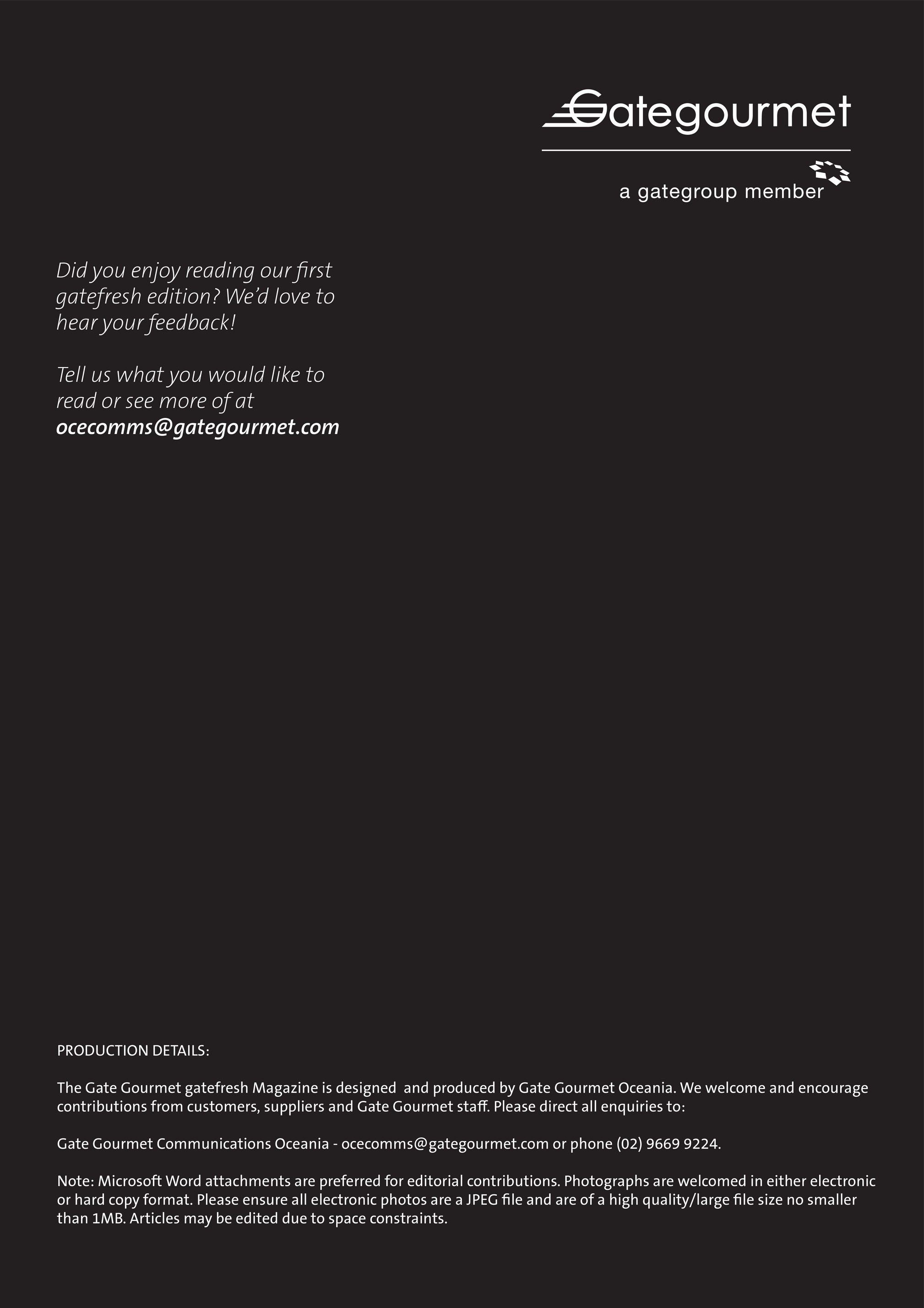 Gatefresh By Gate Gourmet Summer 17 Page 2 3 Created With Publitas Com