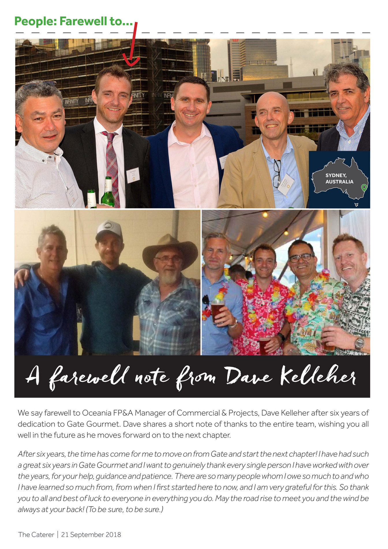 Gate Gourmet The Caterer 21 September 18 Page 1 Created With Publitas Com