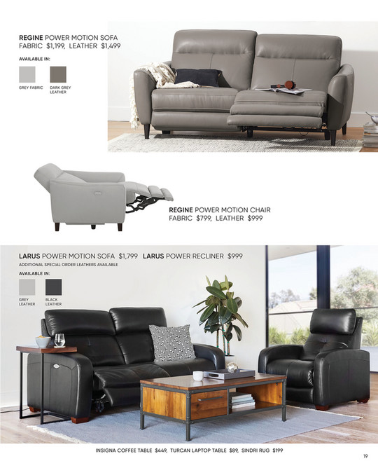 Regine Power Motion Sofa