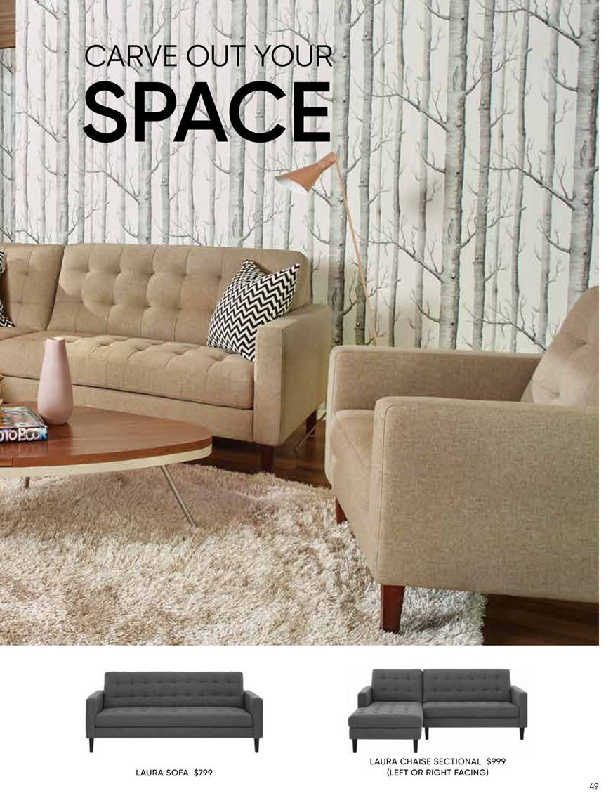 Scandinavian Designs Summer 2018 Catalog Page 46 47 Scandinavian Designs Summer 2018, Scandinavian Designs Laura Sofa Review