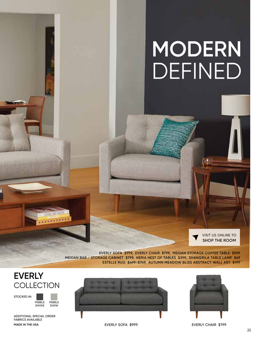Dania Furniture 2018 Summer Catalog Meidan Storage Coffee Table