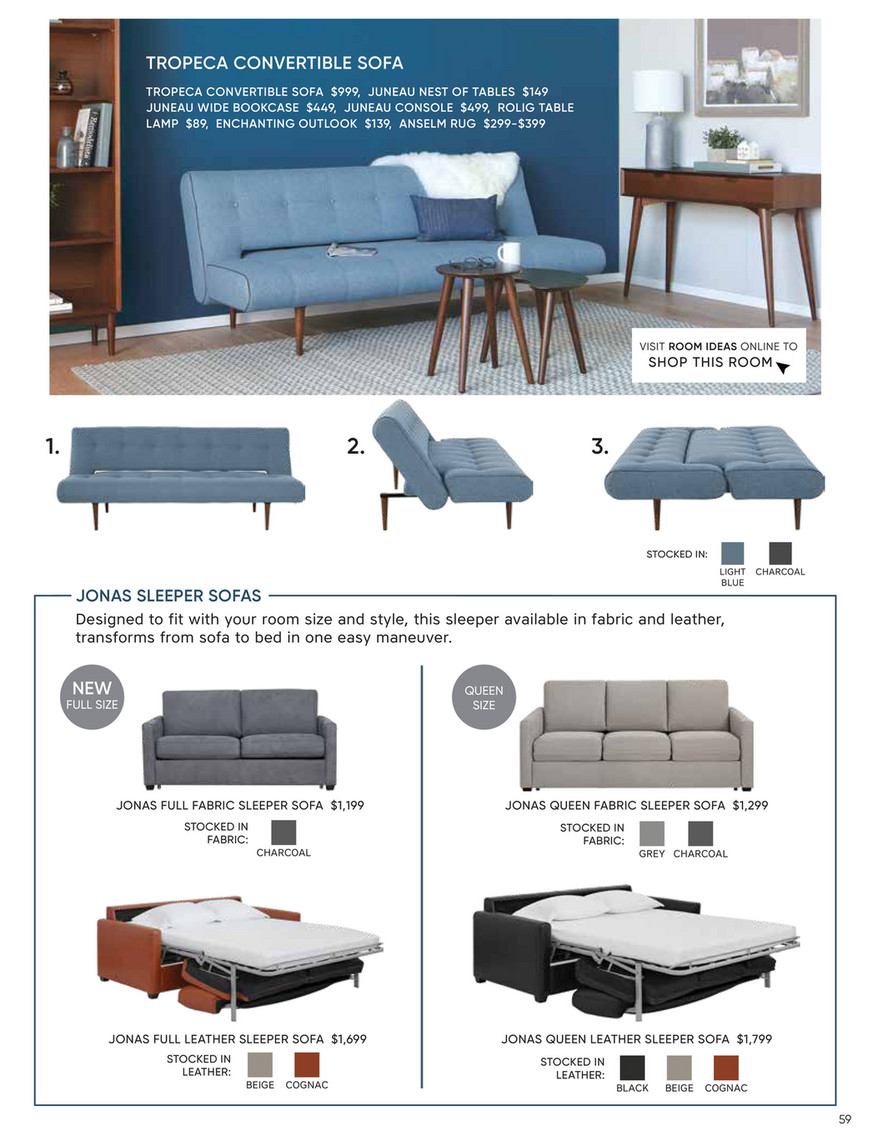 Tropeca store convertible sofa