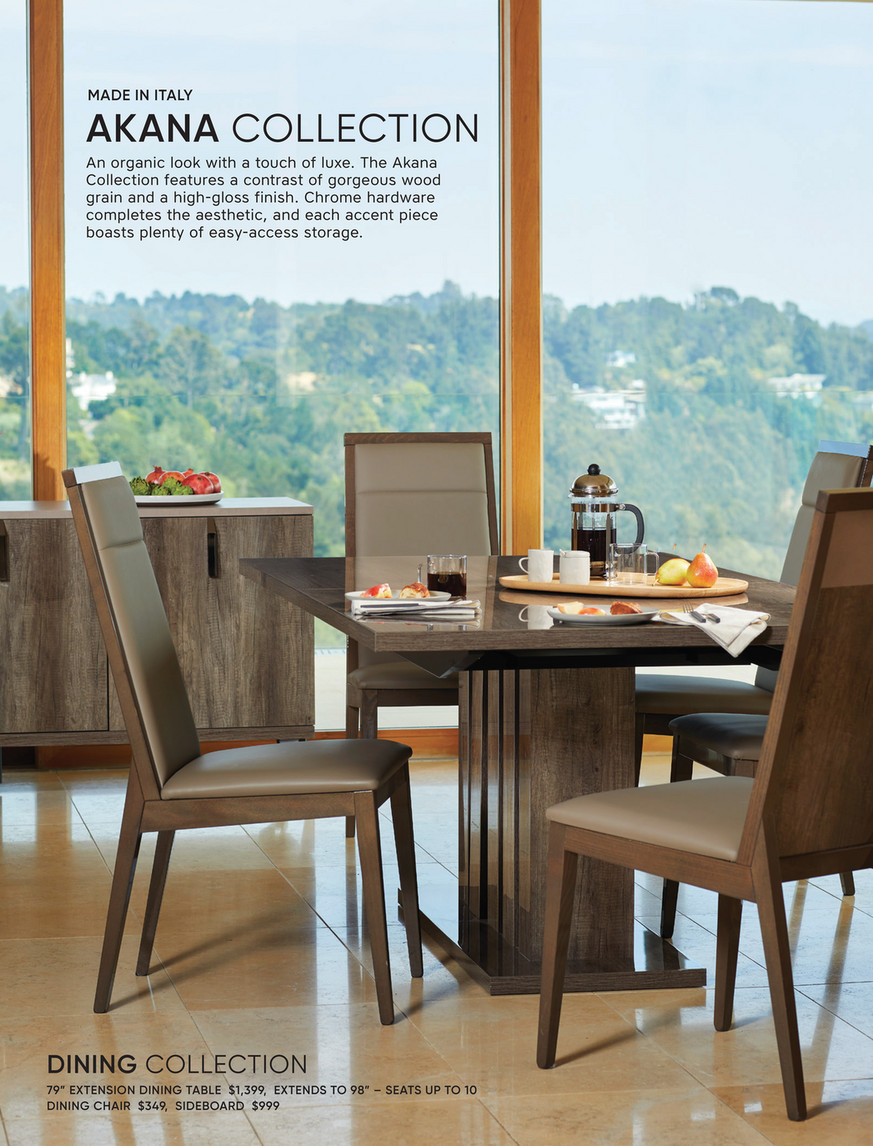 Dania Furniture Catalog Fall 2019 Akana Dining Chair