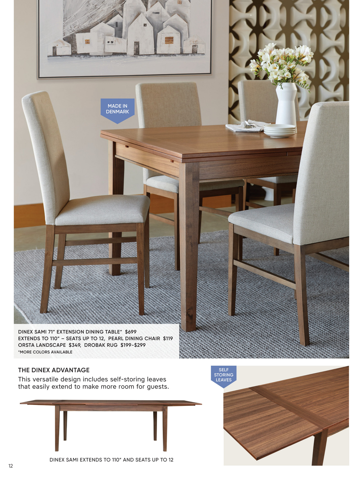 dinex sami extension table