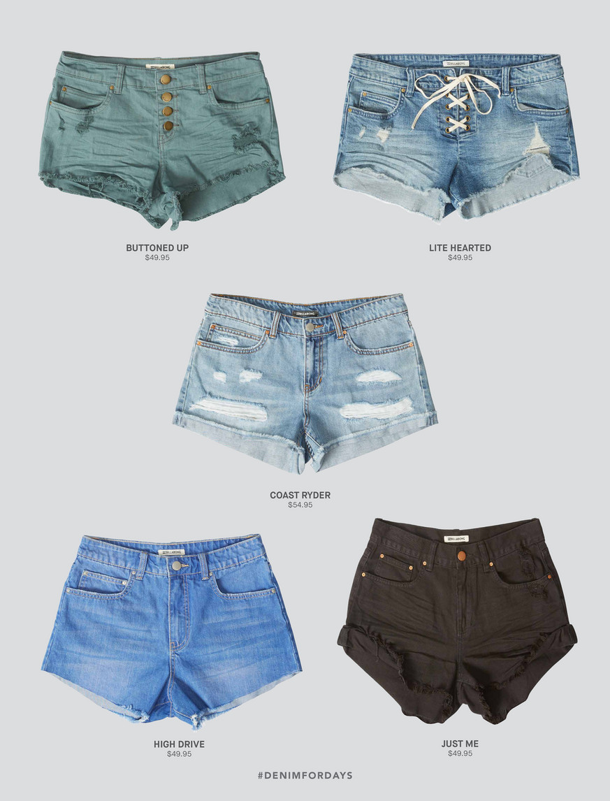 billabong just me denim short