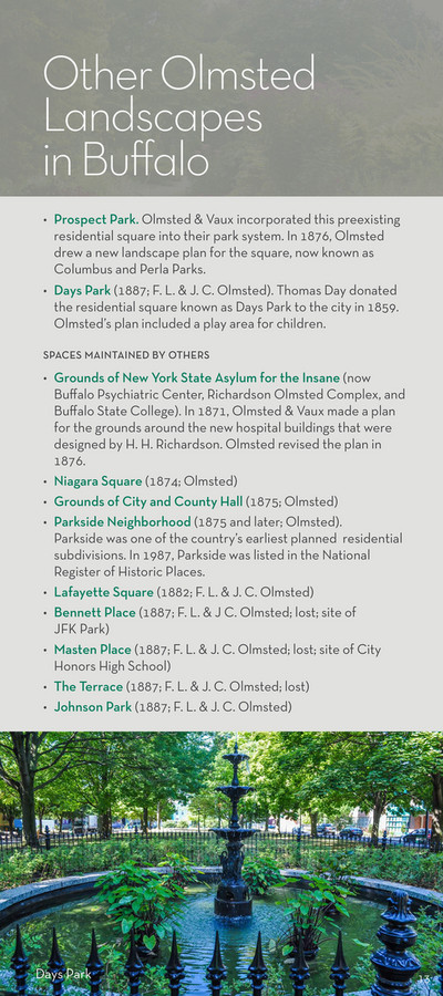 BOPC - Buffalo Olmsted Park System Map & Guide - Page 14-15 - Created ...