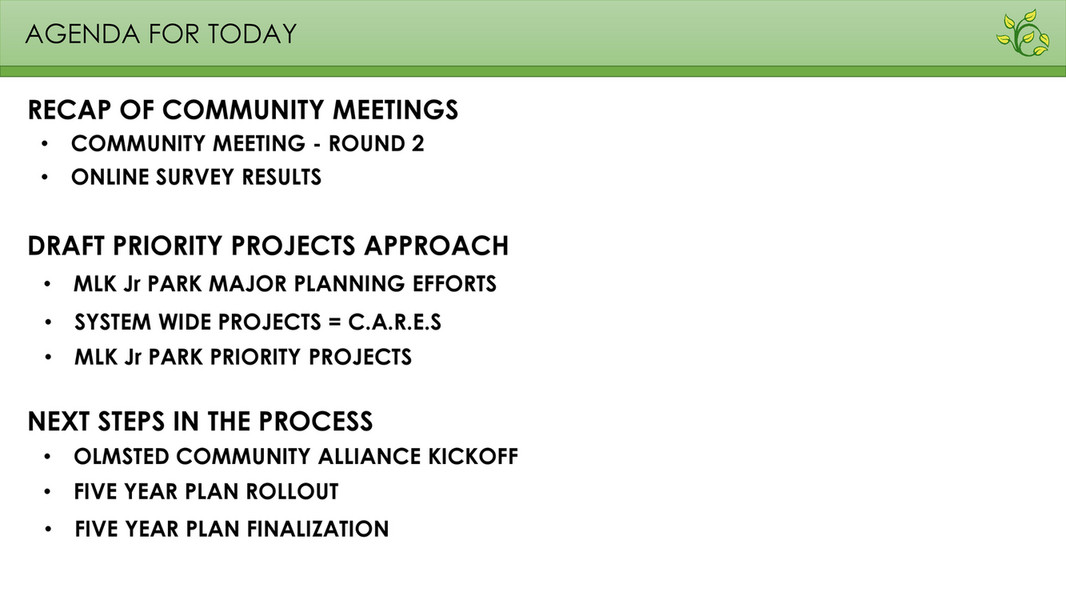 BOPC - 5 Year Plan Community Meeting - Round 3 - MLK Jr. Park - Page 1 ...
