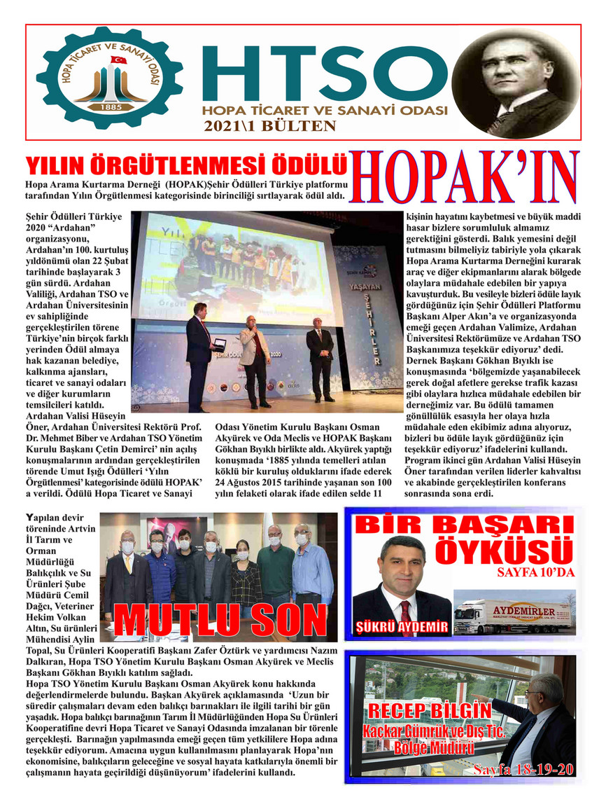 Mirsoft Bilisim Teknolojileri - 2021 - 1 Bülten