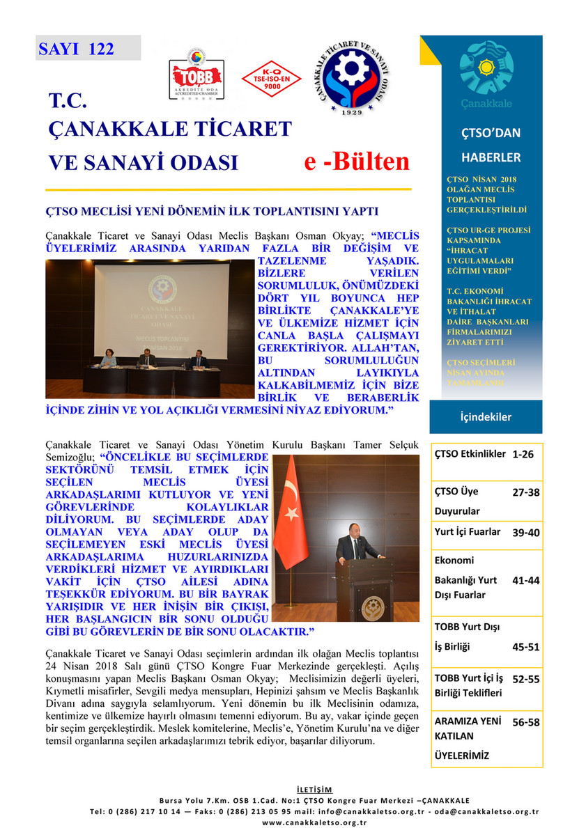 Çanakkale Ticaret ve Sanayi Odası