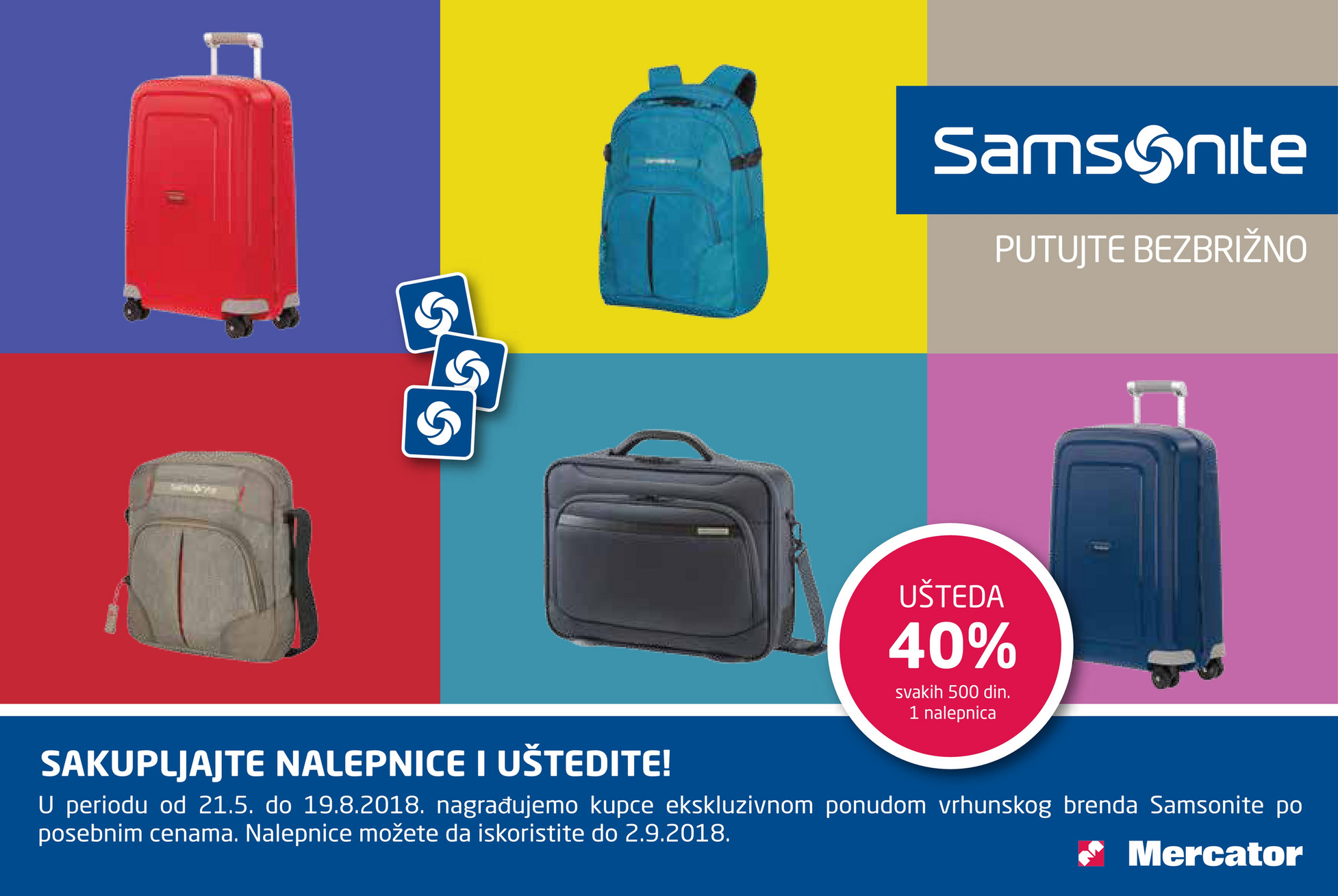 Samsonite akcija Clearance