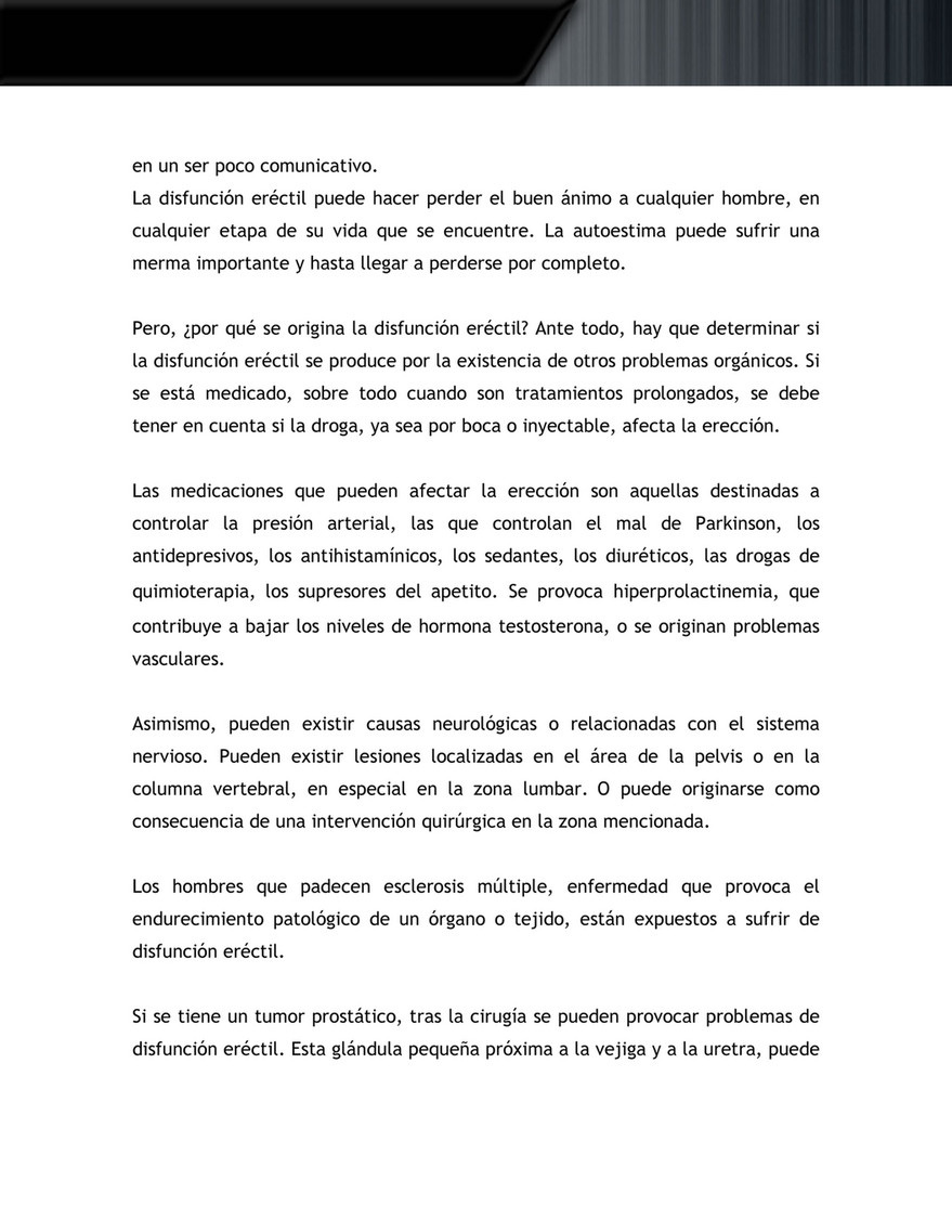 disfunción eréctil de la uretra