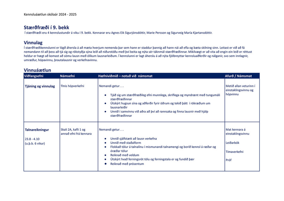 My publications - Kennsluáætlun stærðfræði 9. bekkur - Page 2 - Created ...