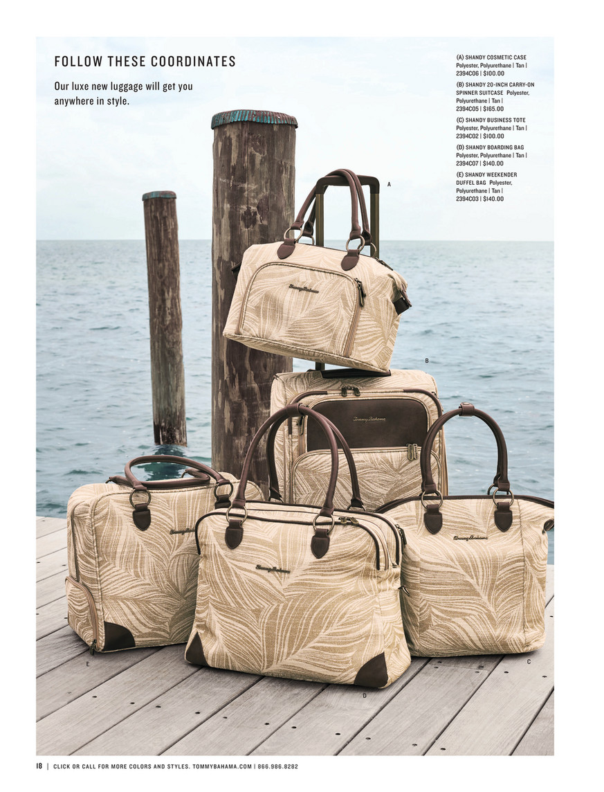 tommy bahama boracay luggage