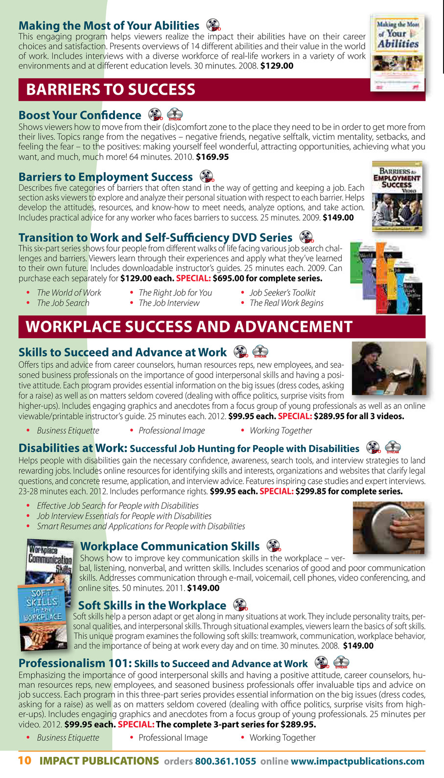My publications - career-life-skills-catalog-14-15 - Page 10-11 - Created  with Publitas.com