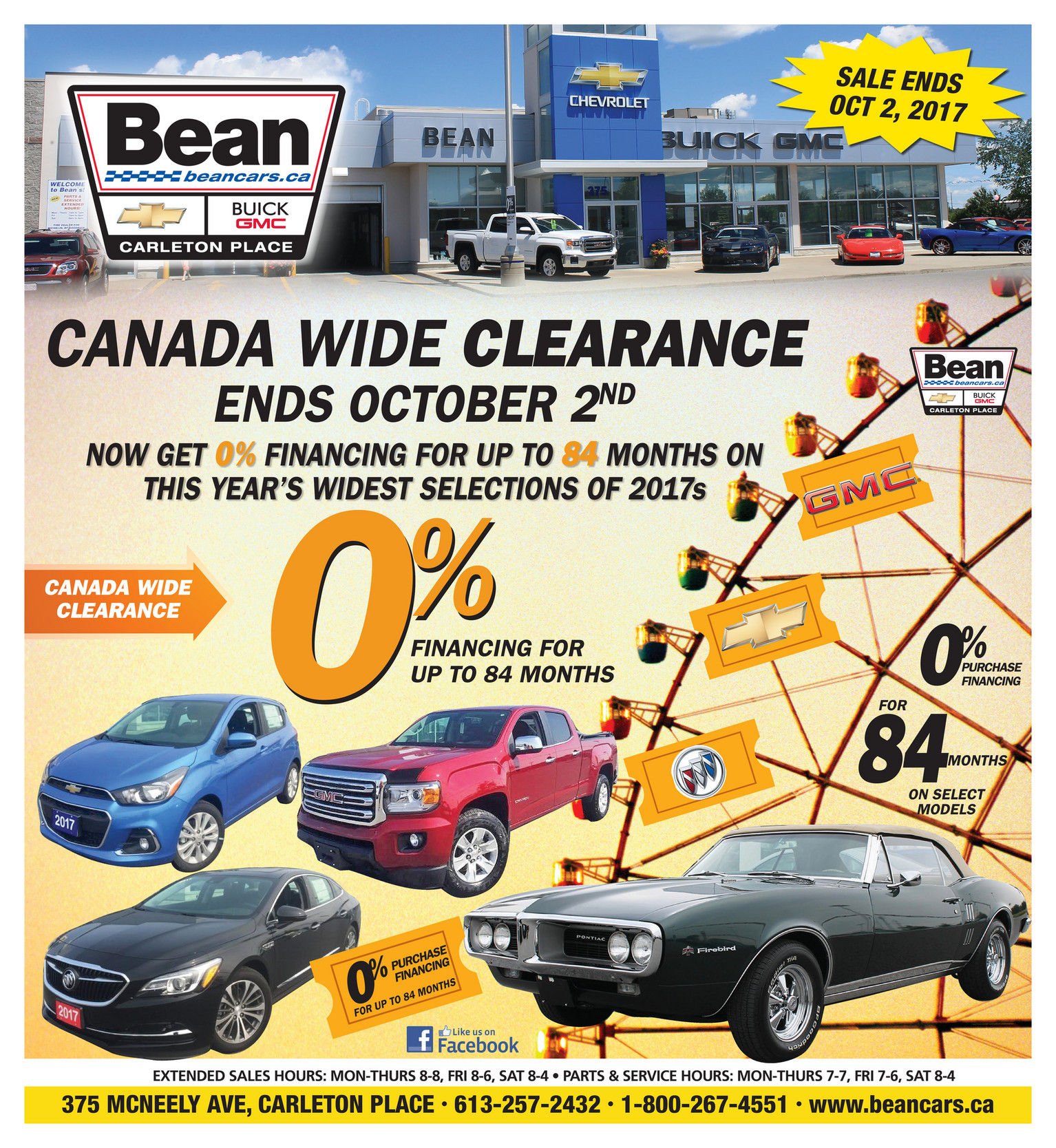 Bean Chevrolet Buick GMC Flyer 2017 Page 1 Created with Bean Chevrolet Buick GMC Flyer 2017 Page 1 Created with