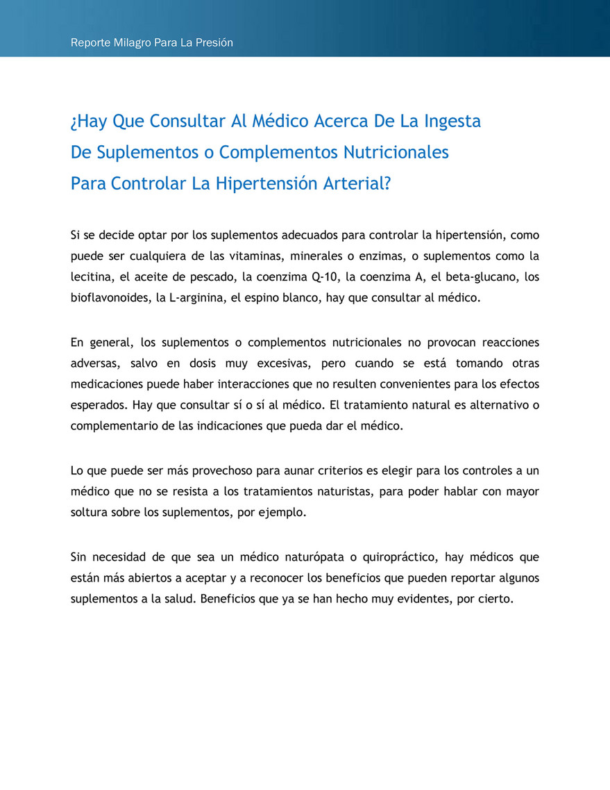 necesidades nutricionales para la hipertensión