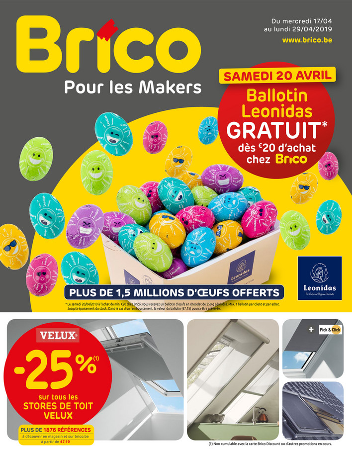 Folder Brico&BricoPlanit du 17/04/2019 au 29/04/2019 - Promotions de la semaine 15a