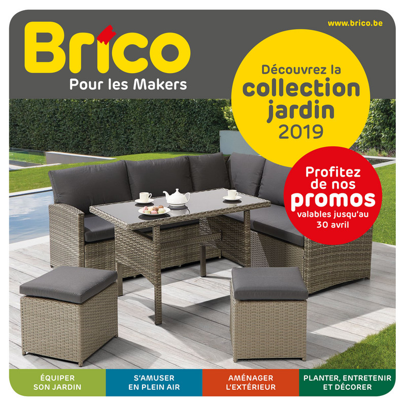 Folder Brico&BricoPlanit du 01/04/2019 au 30/04/2019 - Catalogue jardin