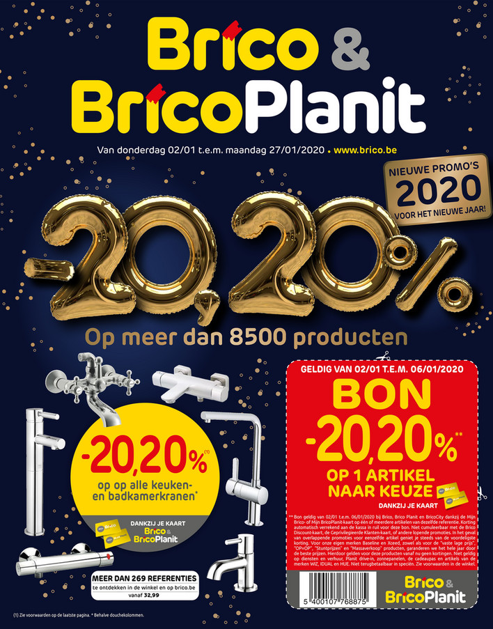 Brico&BricoPlanit folder van 02/01/2020 tot 27/01/2020 - Weekpromoties1