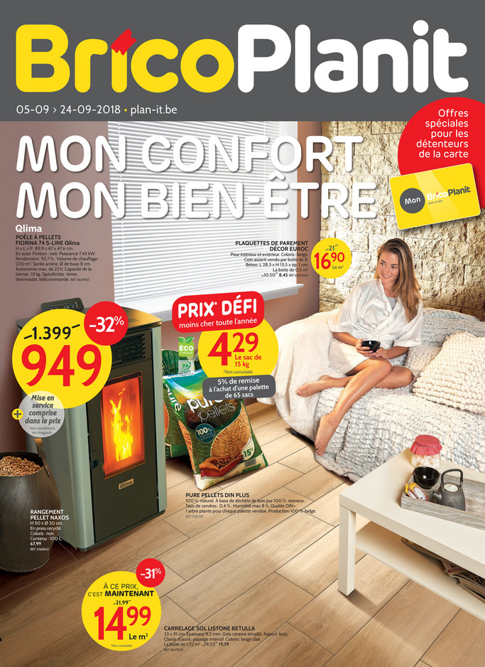 Folder Brico Plan It du 05/09/2018 au 24/09/2018 - Promotions de la semaine 36-38
