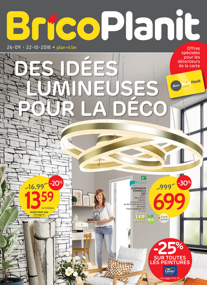 Folder Brico Plan It du 26/09/2018 au 22/10/2018 - Promotions de la semaine 39