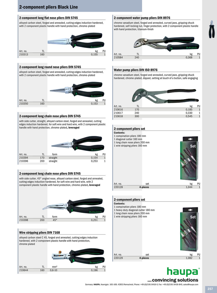 InDATA - Gromel - Haupa katalog - Page 256-257 - Created with