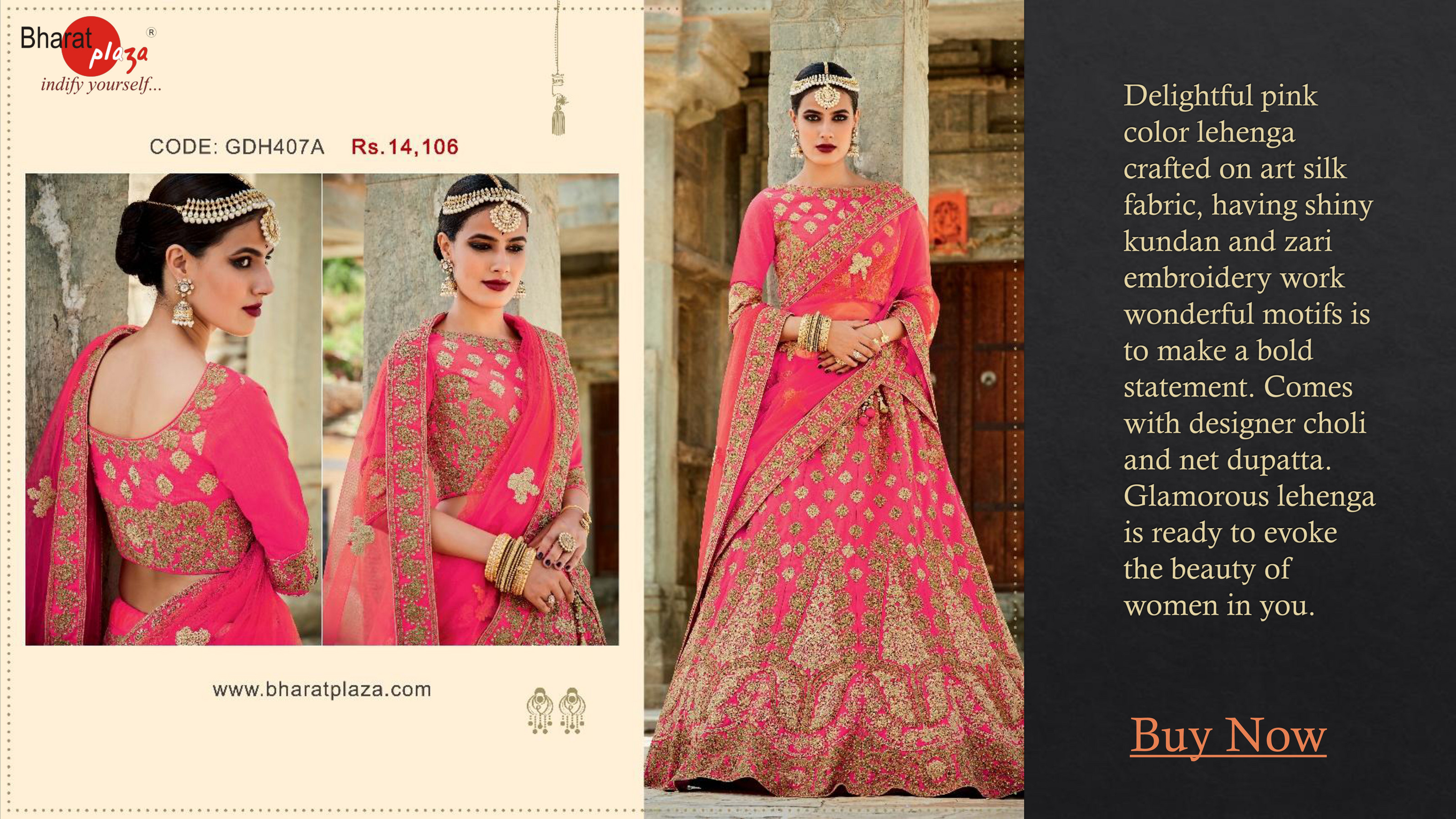 Bharatplaza on sale bridal lehengas