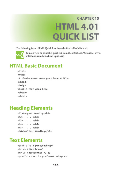Citrus Fashions - [Wiley] - Learn HTML and CSS - [w3Schools] - Page 124 ...