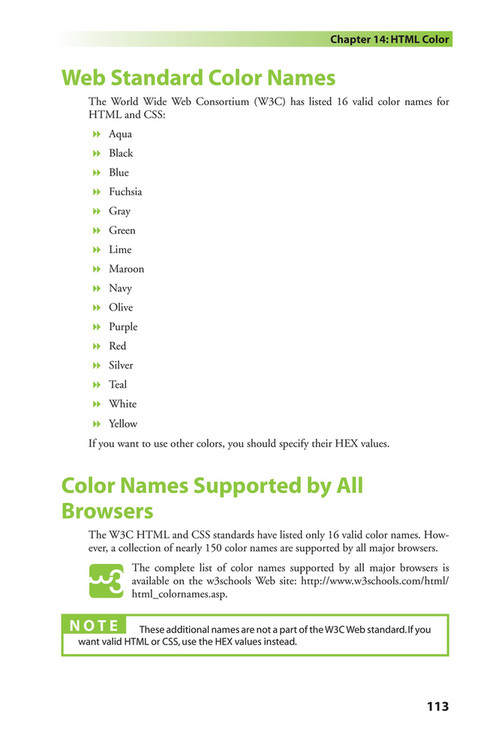 Citrus Fashions - [Wiley] - Learn HTML and CSS - [w3Schools] - Page 122 ...