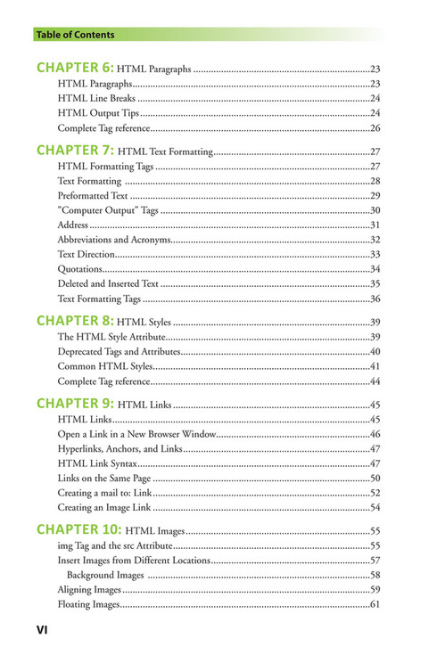 Citrus Fashions - [Wiley] - Learn HTML and CSS - [w3Schools] - Page 4-5 ...