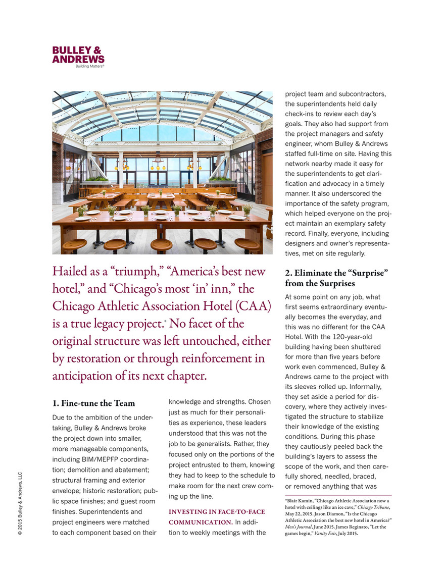 Chicago Athletic Association Hotel Page 2 3 Created With