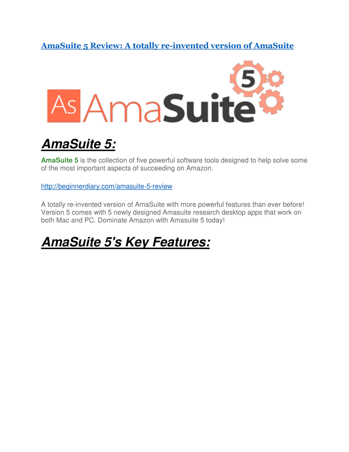 amasuite 5 review