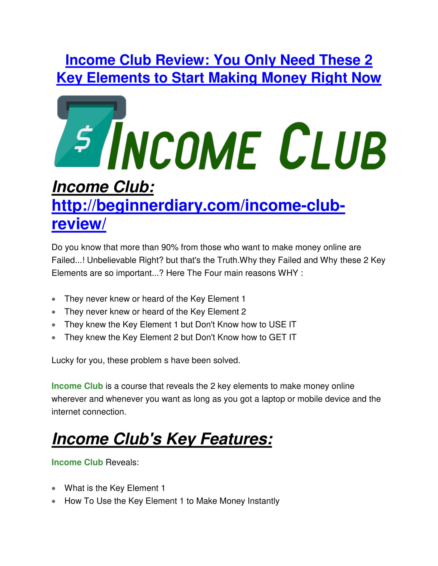 HHG Income Club Review Income Club MEGA 23 800 Bonuses Page 2 