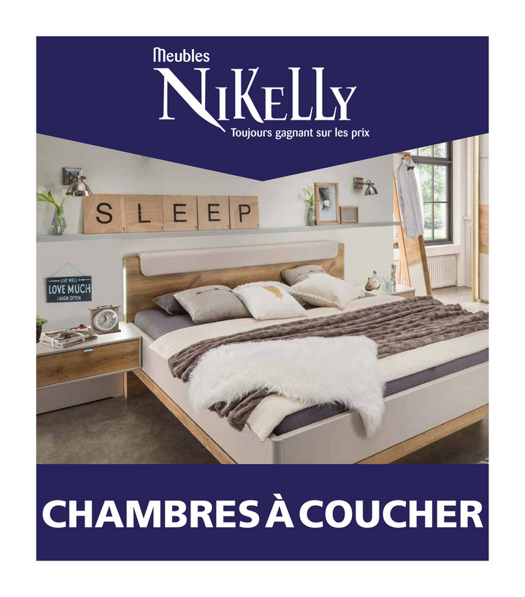 Folder Meubles Nikelly du 01/01/2019 au 31/12/2019 - Chambres à coucher