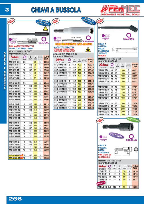 Fermec Catalogo Generale 2025/26 - Pagina 264-265
