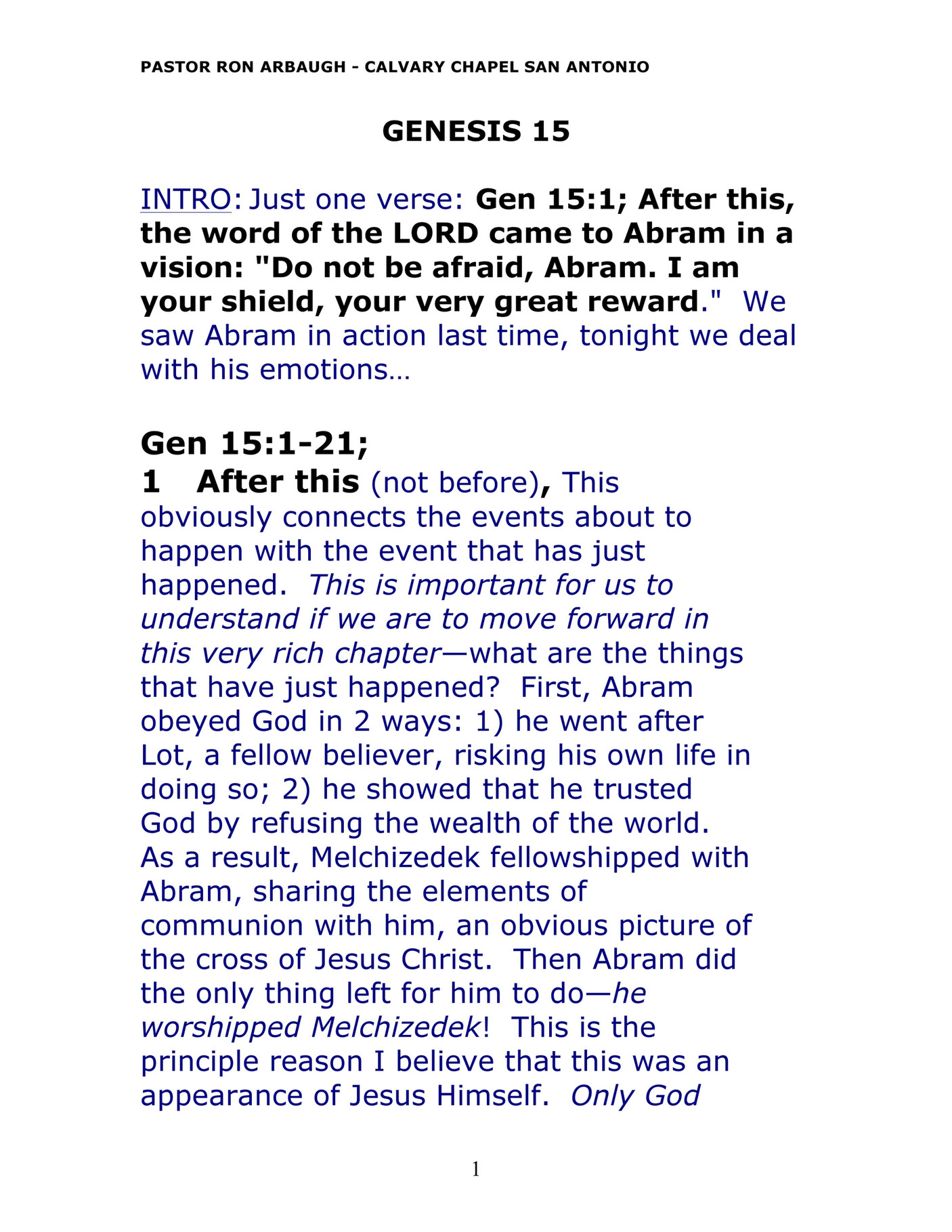 Calvary Chapel Of San Antonio - Gen15 - Page 1 - Created With Publitas.com