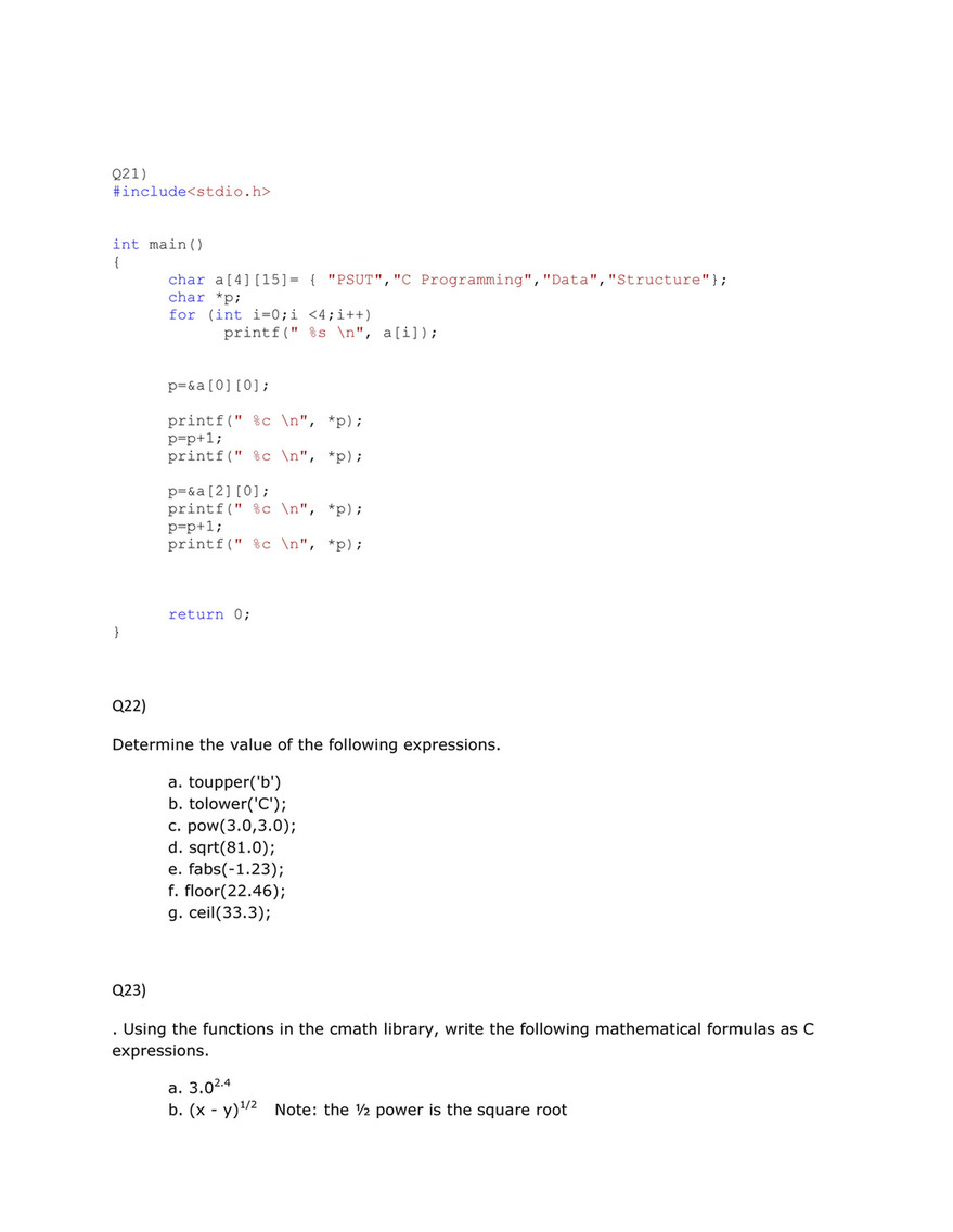 My Publications Practice Questions For C Programming Page 10 11 Created With Publitas Com