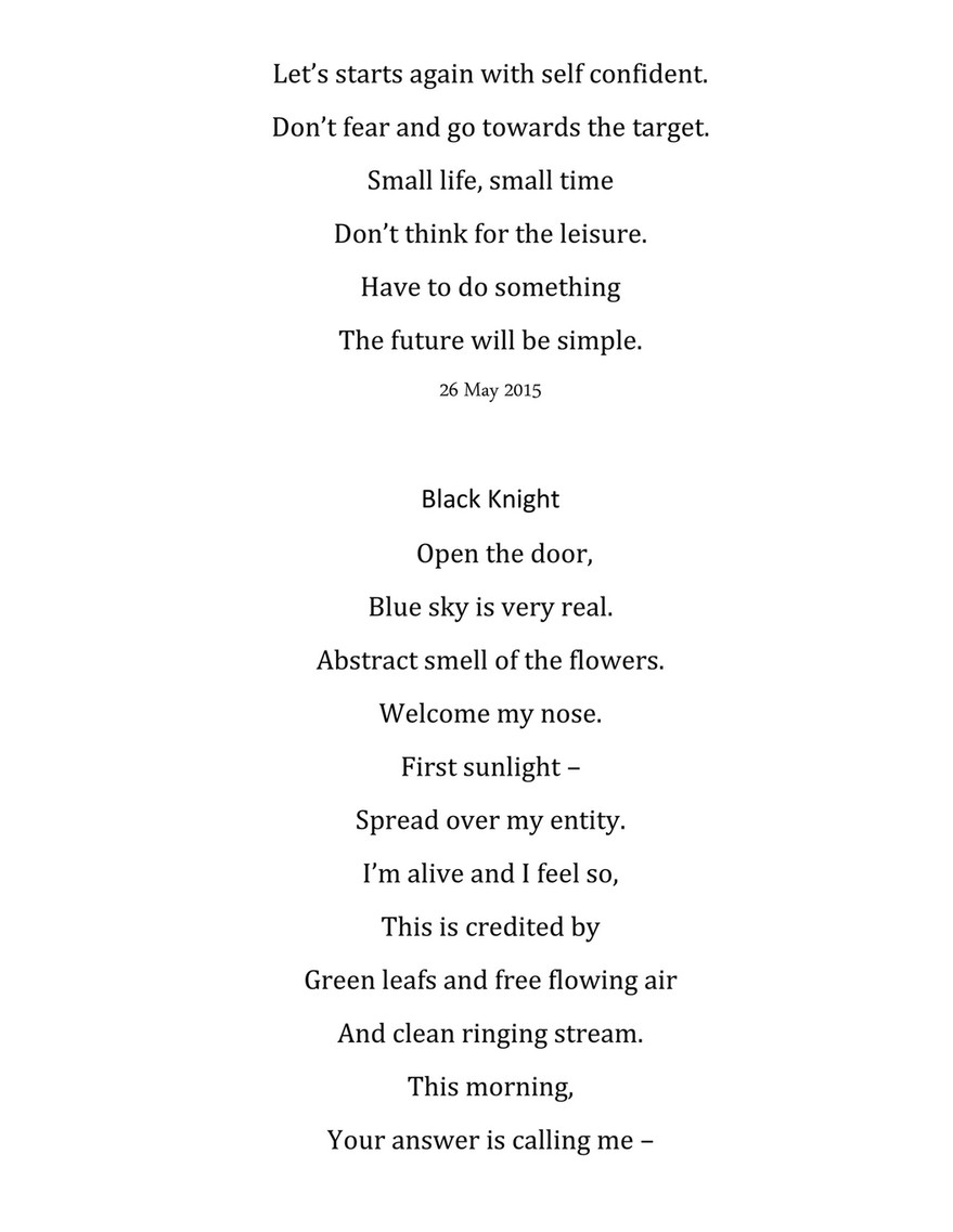 Salok Publishers Poem Offerings Book Anirban Sengupta Page