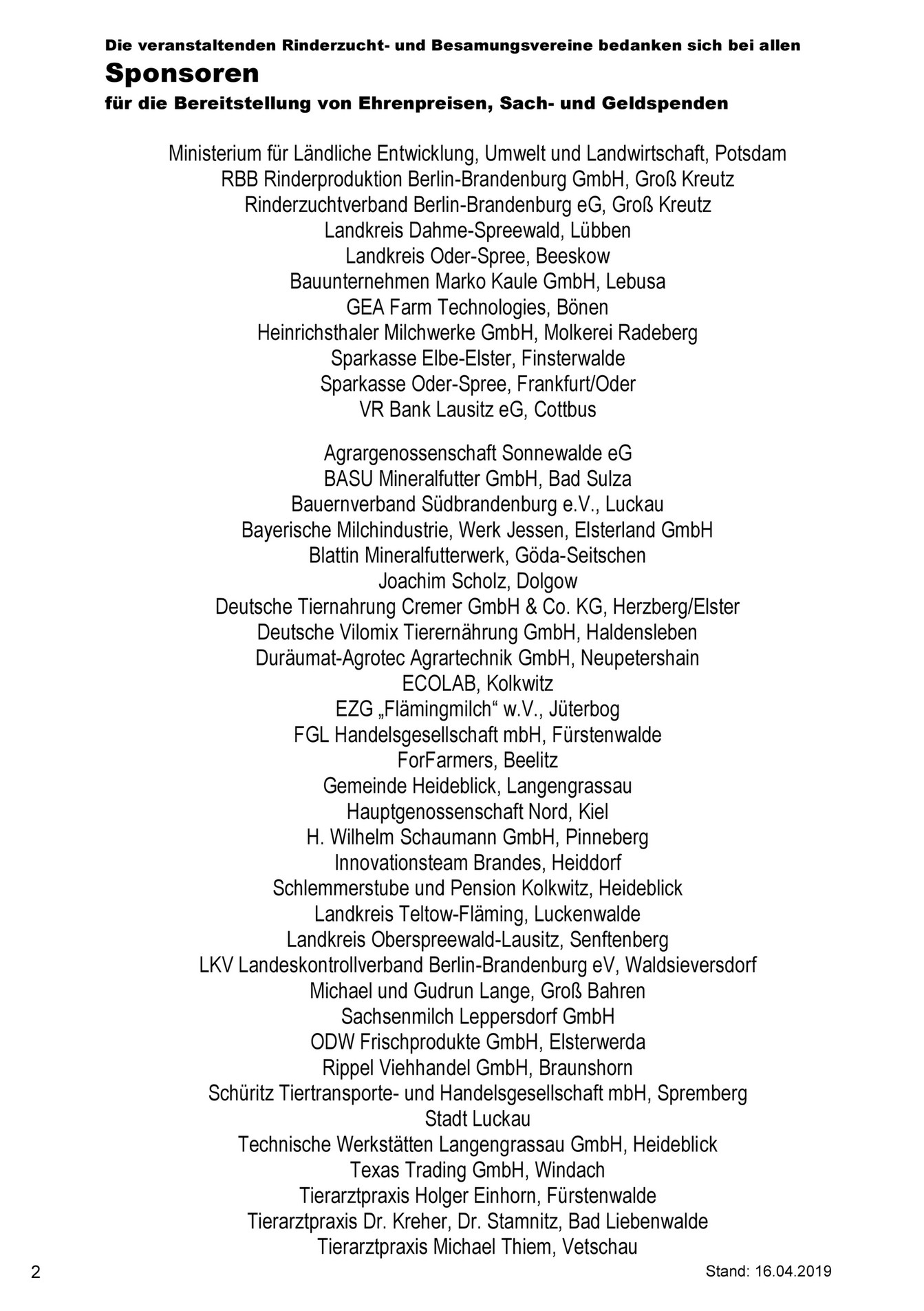 Katalog 8 Rinderleistungsschau Sudbrandenburg Luckau Seite 6