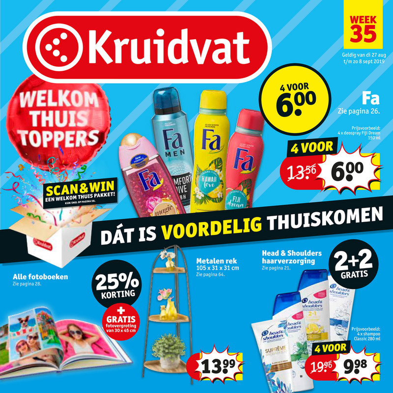 Kruidvat folder van 26/08/2019 tot 08/09/2019 - Weekpromoties 35