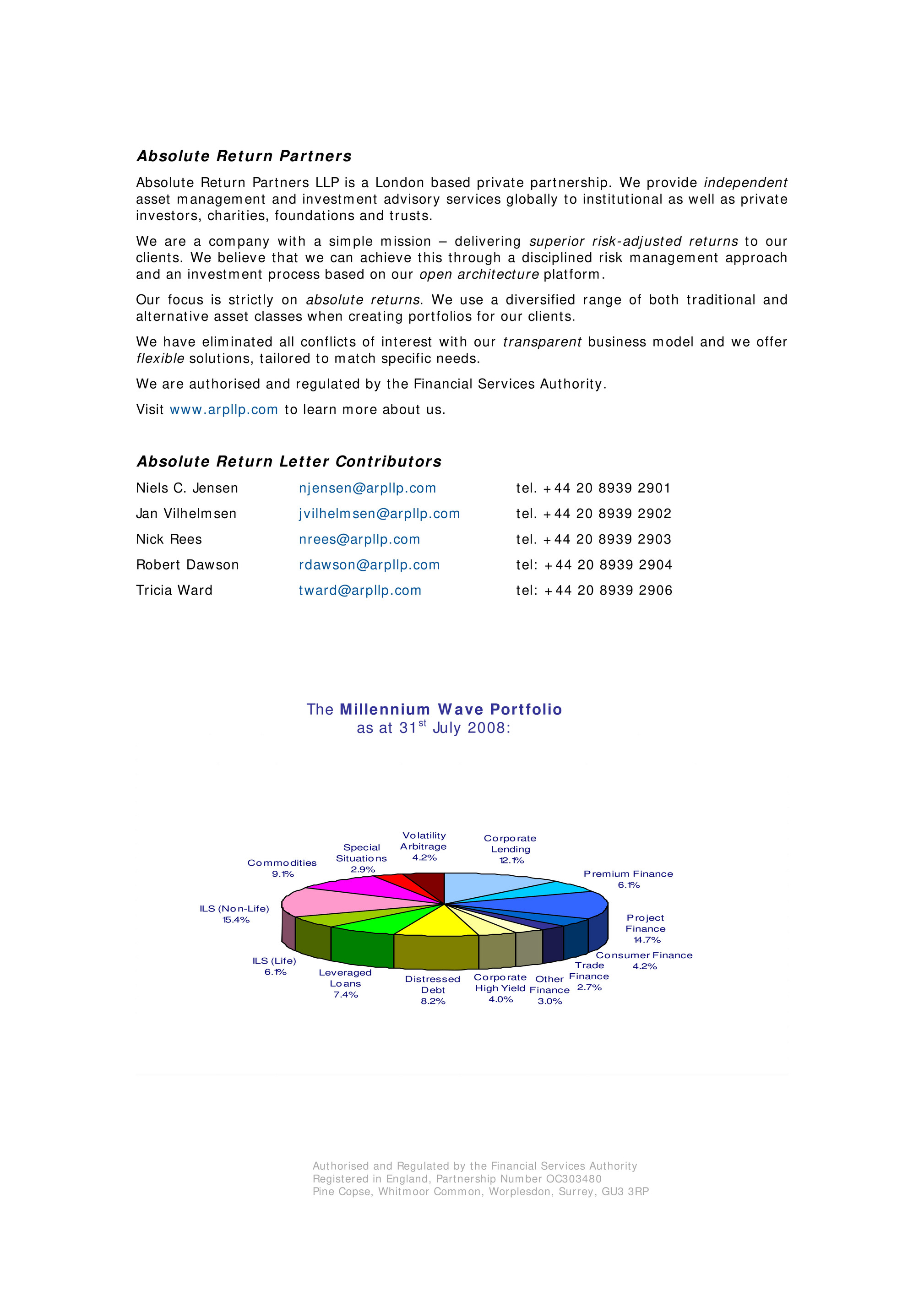 Absolute Return Letter Observations On A Crisis September 2008 Page 4 Created With Publitas Com