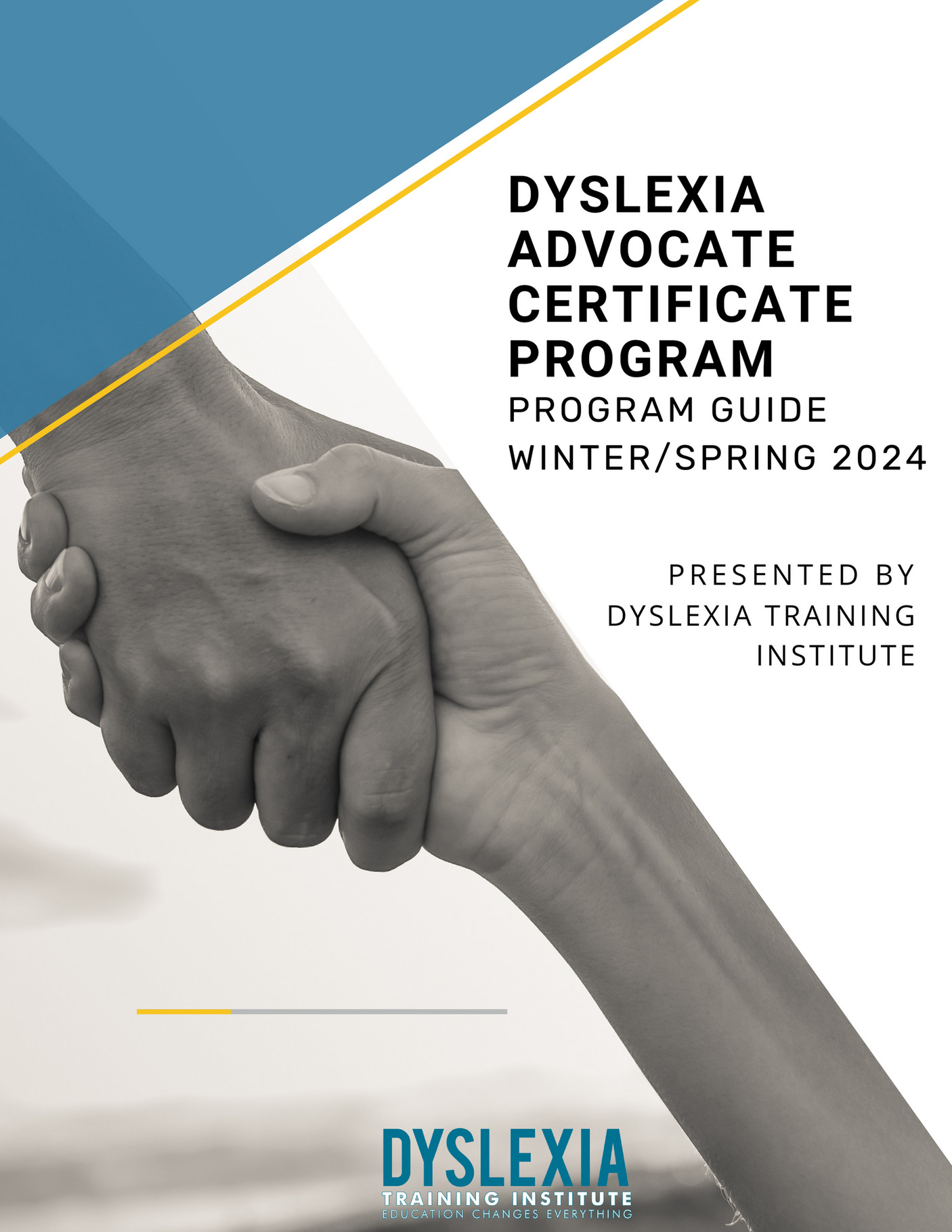 DTI 2024 Dyslexia Advocate Certificate Page 1 Created with