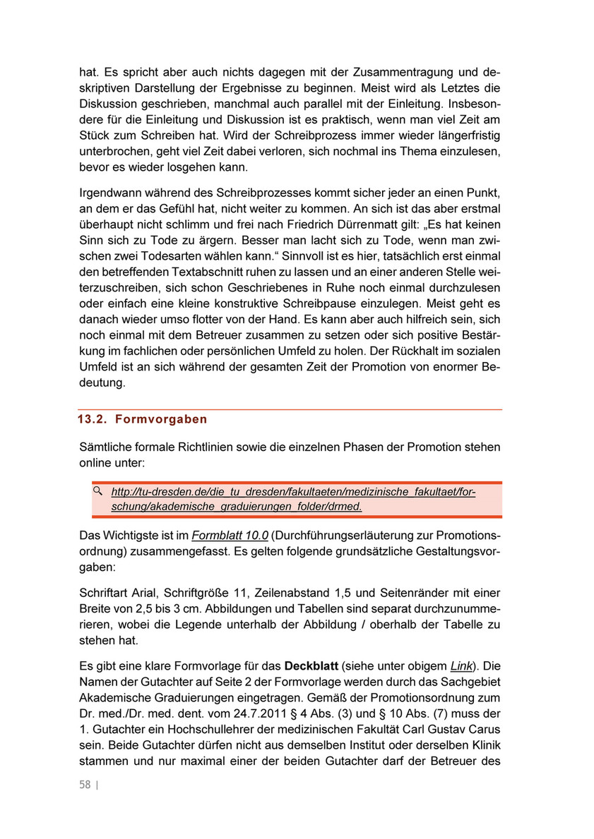 Med Fakultat Carl Gustav Carus Leitfaden Zur Medizinischen Promotion Medizinische Fakultat Dresden Page 62 63 Created With Publitas Com