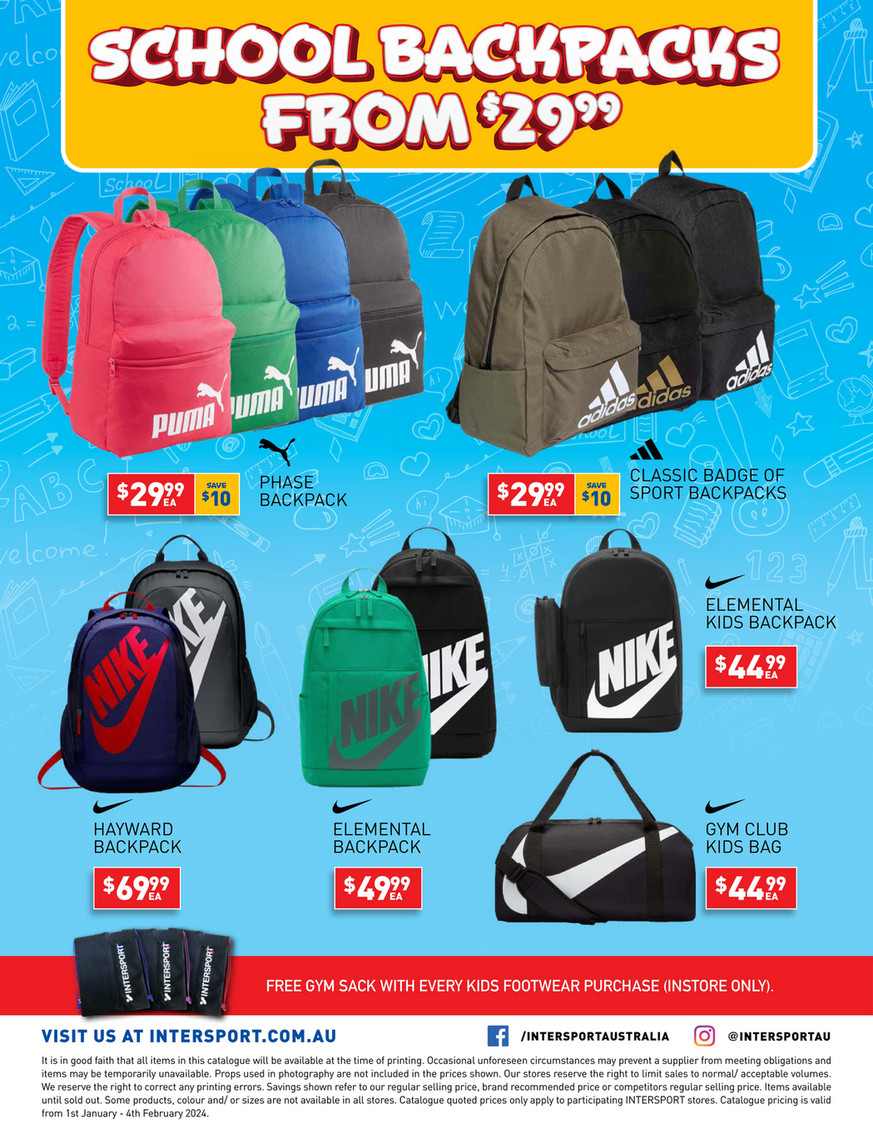 INTERSPORT Australia INTERSPORT Back To School Catalogue 2024 Page 12