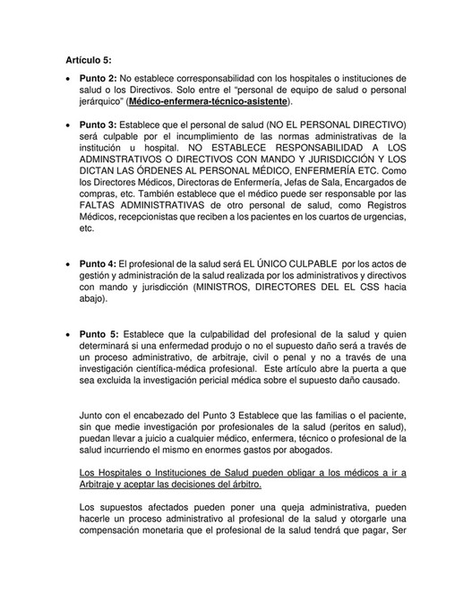 My publications - Análisis del Anteproyecto de Ley 78 sobre Malpraxis ...